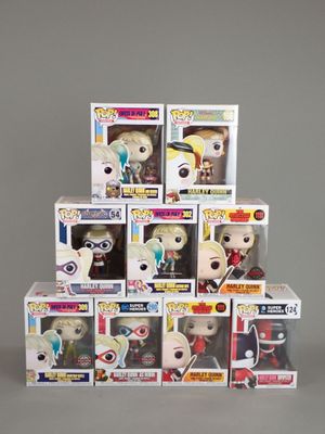 many different types of pop vinyl figures in the box
