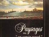 the cover of the book paysages un certain regard by raphael toussaint