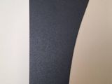 a picture of a woman ' s breast on a black and white background