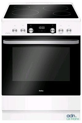 Cuisinière vitrocéramique AMICA ACV7005RB - Vitre du four ca…