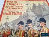 a poster of a band of soldiers marching in a parade