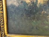 an image of a painting of a landscape in a gold frame