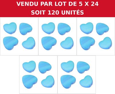 pack of 12 blue heart shaped balloons for valentine ' s day