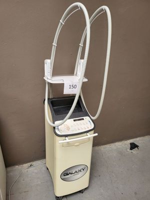 a washing machine that has a sign on it