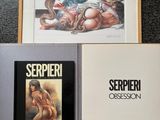 two books are sitting on a table next to a picture of a woman