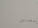 someone is writing on the wall of a bathroom with a toilet