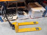 a pallet that is sitting on the floor next to some other items