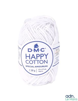 dmc happy cotton - white