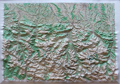 INSTITUT GEOGRAPHIQUE NATIONAL - CARTE en relief et matière … - Photo 1