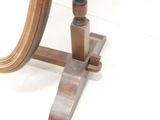 an image of a wooden table with a mirror on top of it