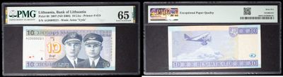 three different types of bank notes with a picture of a man and a woman on them