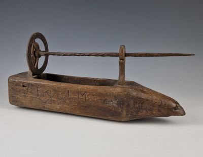 ART POPULAIRE - DEVIDOIR A FIL - Italie XVIII/XIXème Siècle …