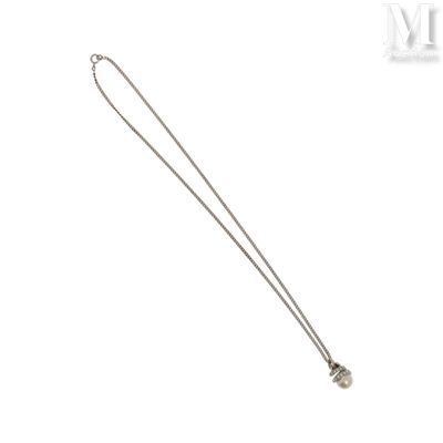 Collier Chaîne en argent (800°/°°) à maille gourmette, fermo…