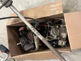a box with a bike inside of it on the ground
