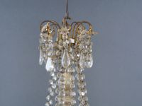 Lustre à 9 bras de lumières en métal doré à décor d'arabesqu… (photo 2)