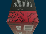 a box that has a bunch of red legos in it