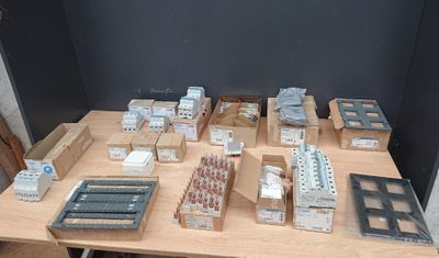 many different types of electronic devices on a table