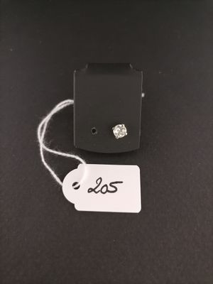 a close up of a tag on a black surface with a white tag attached to it