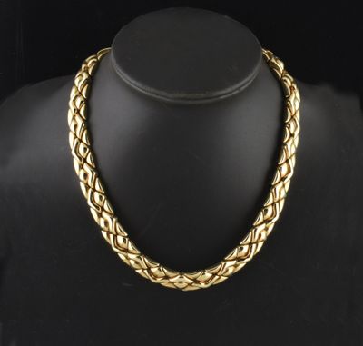 MAUBOUSSIN - Paris Collier bandeau ras de cou articulé en or…