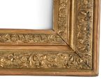 an image of a gold frame on a white background