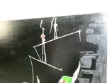 a picture of a painting of a boat in the water