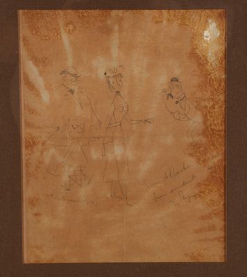 Raymond PEYNET (1908–1999) Les Amoureux - Scène humoristique…