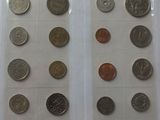 a lot of coins that are in a plastic bag