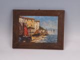a picture of a painting hanging on the wall