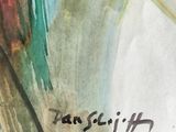 an image of a painting of a woman holding a umbrella