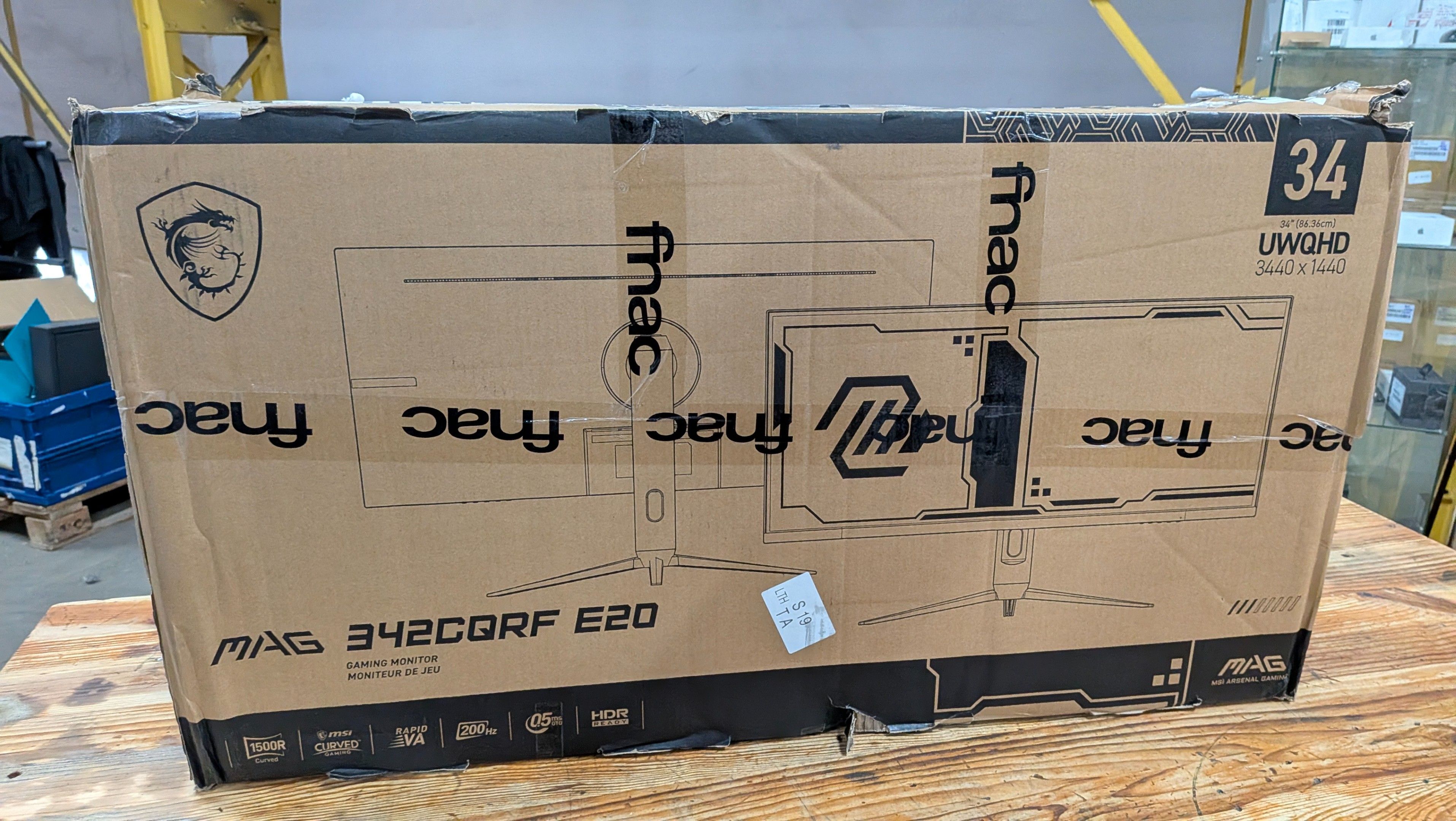 ECRAN D'ORDINATEUR MSI MAG342CQRFE20 - TVA RECUPERABLE