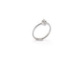 une image d'une bague en diamant sur fond blanc