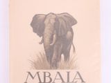 un vieux livre dont la couverture est ornée d'une image d'éléphant
