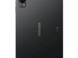 the back of a black phone with a camera attached to it