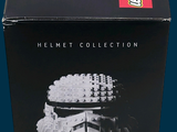 a box that has a lego star wars helmet on it