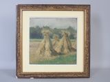 an image of a painting of three women sitting in a field