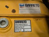 a close up of a label on the back of a tractor