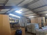 a room full of boxes and boxes in a warehouse
