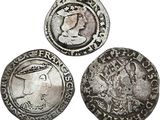trois pièces d'argent de l'Empire romain