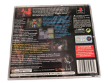 a back cover of a video game on a white surface