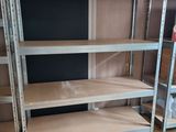 a shelf that has a lot of shelves on it
