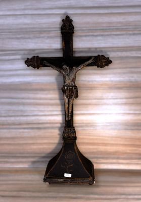 Christ Polychrome ancien Ht 57cm