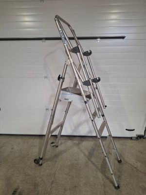 Escabeau à plateforme alu roulant TUBESCA-COMABI Profort 5 m…