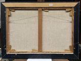 an image of a painting is being displayed on a easel