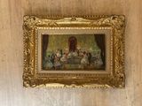 a picture of a painting hanging on the wall