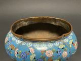 chinese cloissanted cloissanted cloissanted bowl with floral decoration