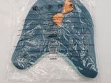 a plastic bag with a picture of a blue elephant on it