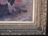 a picture of a painting on the wall of a room
