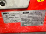 an image of a close up of a label on a red machine