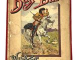 un vieux livre avec l'image d'un homme à cheval