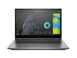 the laptop is open on a white background with a chart on the screen